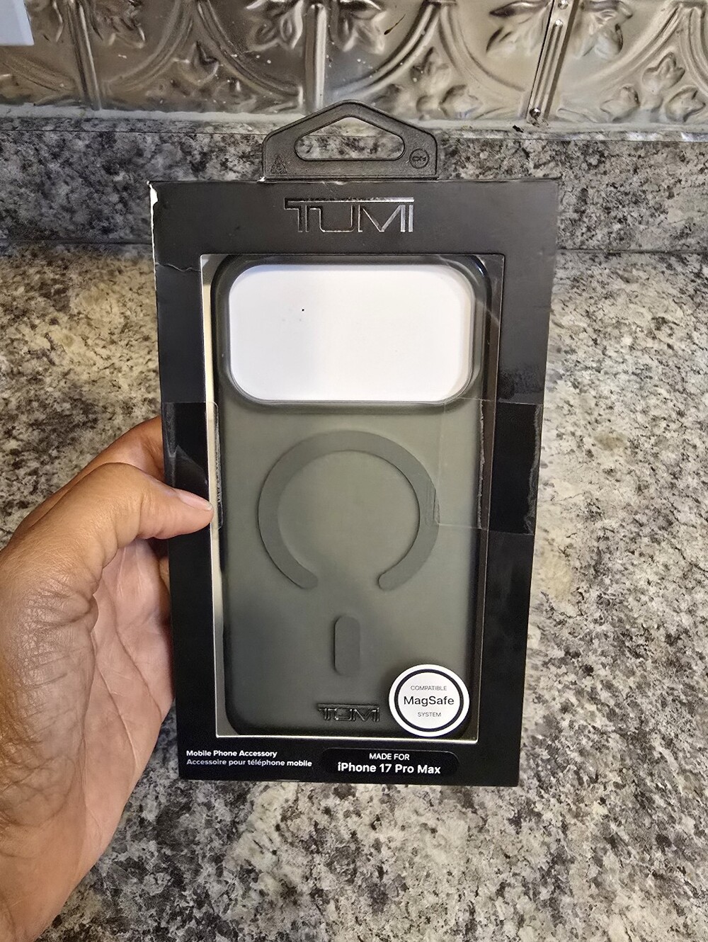 New TUMI Apple iPhone 17 Pro Max Magsafe Phone Grey/Gray/Green Case